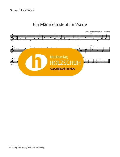 Ein Männlein steht im Walde